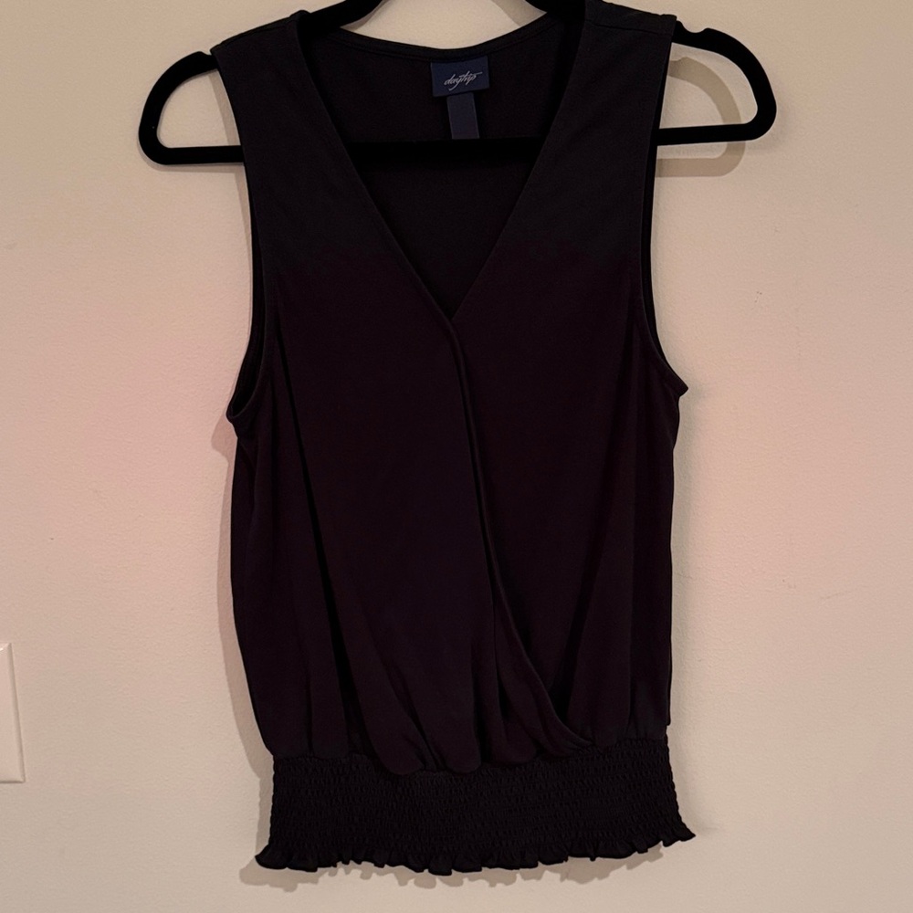 Daytrip Black Sleeveless Top